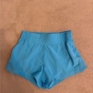 Lululemon Sky Blue Athletic Shorts 2inch inseam/high waist